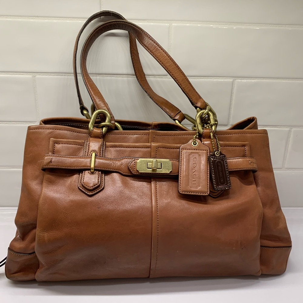 COPY - Coach Jayden Leather Shoulder Bag # J1276-F17811 - Saddle Brown Leather